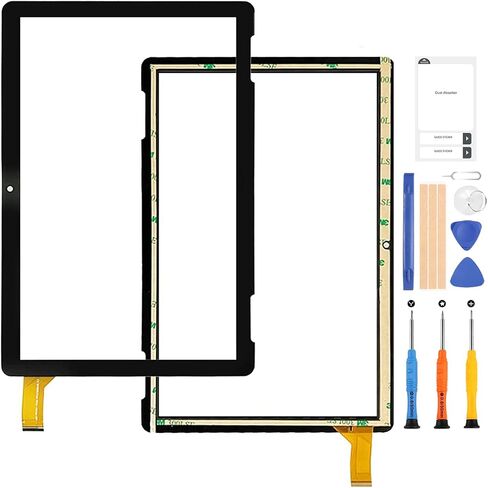 for Onn 10.1 inch Tablet 2020 2APUQW1027 Model 100011886 Touch Screen Glass Panel Lens Replacement Repair Parts with Free Tools in Saudi Arabia