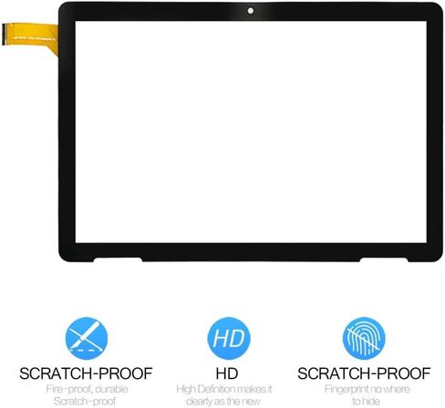 for Onn 10.1 inch Tablet 2020 2APUQW1027 Model 100011886 Touch Screen Glass Panel Lens Replacement Repair Parts with Free Tools in Saudi Arabia