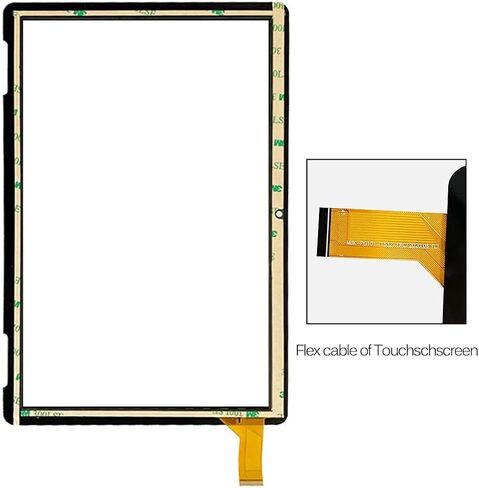 for Onn 10.1 inch Tablet 2020 2APUQW1027 Model 100011886 Touch Screen Glass Panel Lens Replacement Repair Parts with Free Tools in Saudi Arabia