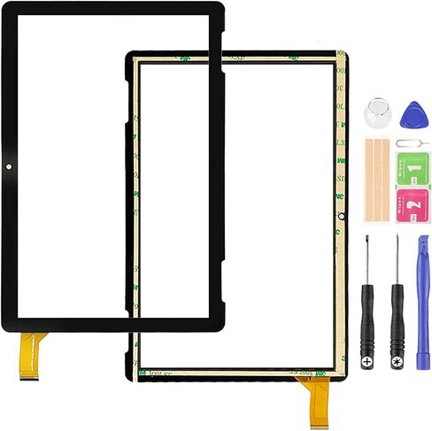 for Onn 10.1 inch Tablet 2020 2APUQW1027 Model 100011886 Touch Screen Glass Panel Lens Replacement Repair Parts with Free Tools in Saudi Arabia