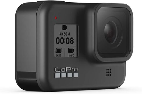كاميرا جو برو هيرو 8 سوداء مقاومة للماء مع شاشة لمس 4 كيه الترا اتش دي فيديو بدقة 12 ميجابكسل مع خاصية تثبيت بث مباشر بدقة 1080 بكسل in Kuwait