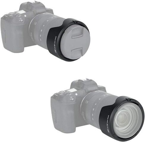 JJC Reversible Lens Hood for Canon RF 24-240mm f/4-6.3 is USM Lens | Replaces Canon EW-78F Hood, Compatible with 72mm Filter/Lens Cap, Reduces Lens Flare & Anti-Scratch, Durable ABS in Saudi Arabia