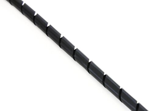 33FT PE 3/4 بوصة (20 مم) سلك كابل حلزوني من البولي إيثيلين الأسود لف خرطوم هيدروليكي أنبوب إدارة الكبلات كم حماية PC إدارة الكابل لكابل كمبيوتر السيارة حامل الأسلاك المنظم للكمبيوتر الشخصي والتلفزيون in Saudi Arabia
