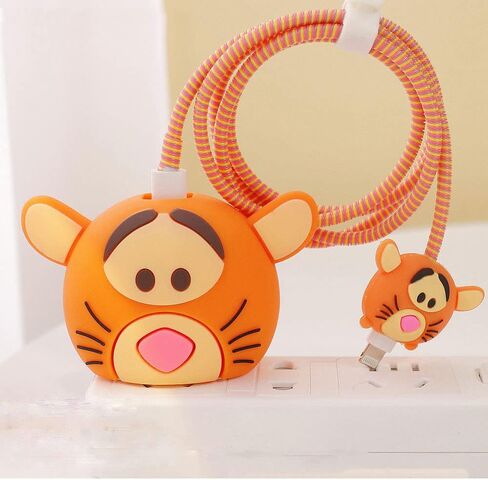 ZOSTLAND 5 in 1 DIY 18W 20W Heart Shape Protector Data Cable USB Charger Line Earphone Wire Saver Organizer Compatible with iPhone 11 12 13 14 15 Pro Max in Kuwait
