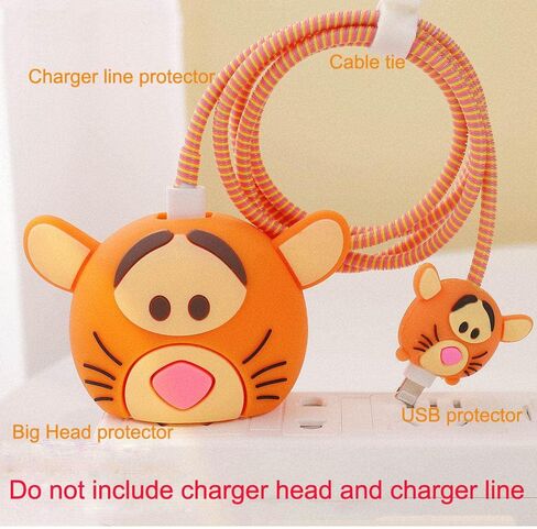 ZOSTLAND 5 in 1 DIY 18W 20W Heart Shape Protector Data Cable USB Charger Line Earphone Wire Saver Organizer Compatible with iPhone 11 12 13 14 15 Pro Max in Kuwait