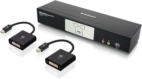 IOGEAR 4-Port HDMI and DisplayPort KVMP Kit with USB Hub and Audio, w/Full Set of Cables, (GCS1794DPKIT TAA Compliant) in Saudi Arabia
