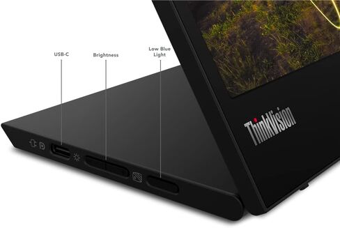 Lenovo ThinkVision M15 15.6" Full HD WLED LCD Monitor - 16:9 - Raven Black in Saudi Arabia