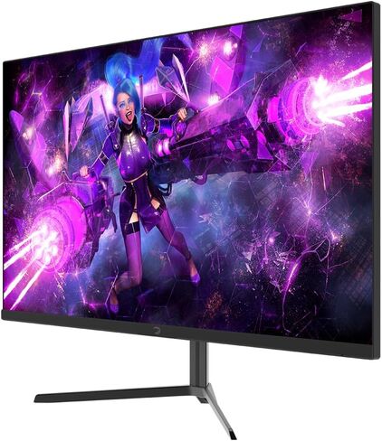 GAMEPOWER Rapid 27-inch 1ms 360Hz 1080p Gaming Monitor - Flat IPS, HDR10 Height/Tilt/Swivel/Pivot Adjustable RGB Anti-Glare Display, HDMI/DP/USB, FreeSync, G-Sync, 350 cd/m² Bright LEDs, Laser Logo in Kuwait