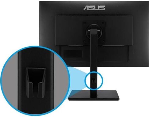 شاشة ASUS 23.8 بوصة 1080 بكسل (VA24DQSB) - دقة عالية كاملة، IPS، 75 هرتز، مكبرات صوت متزامنة، ضوء أزرق منخفض وميض خالٍ من الوميض، بدون إطار قابل للتركيب، منفذ HDMI DisplayPort، VGA، محور USB قابل للتعديل، أسود، 12.8 بوصة × 21.3 بوصة × 2.1 " in Kuwait