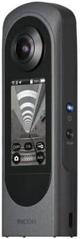 Ricoh Theta X 360-Degree Camera Bundle | Lens Cap for X, Art Software Suite, (3 items) in Saudi Arabia