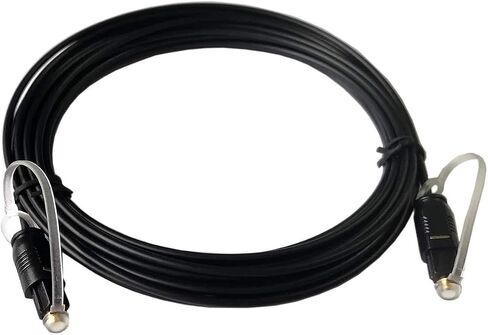 easyday Digital Optical Audio Cable Toslink Cable Cord Fiber Optic Cable for Home Theater, Sound Bar, TV, PS4, Xbox, Playstation & More (0.5 Meter) in Kuwait