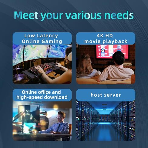 محول شبكة 2.5GBase-T بمنفذ PCIe وبطاقة ايثرنت 2.5GB RLihm 2.5gb ومنفذ شبكة LAN RJ45 و2500/1000/100 ميجابت لكل ثانية ومنفذ واحد للالعاب والمكتب يدعم ويندوز/لينكس مع شريحة تعريف I225-V in Kuwait