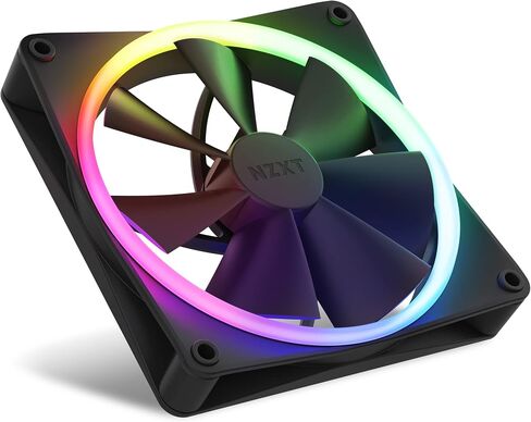 مراوح NZXT F120 RGB - RF-R12TF-W1 - تخصيص إضاءة RGB متقدم - تبريد هادئ - ثلاثي (يتضمن مروحة RGB ووحدة التحكم) - مروحة 120 مم - أبيض in Kuwait
