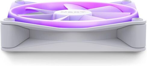 NZXT F120 RGB Fans - RF-R12TF-W1 - Advanced RGB Lighting Customization - Whisper Quiet Cooling - Triple (RGB Fan & Controller Included) - 120mm Fan - White in Kuwait