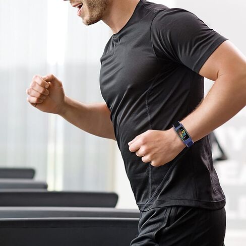 متوافق مع Fitbit Charge 6 Bands/Fitbit Charge 5 Bands للنساء والرجال، أساور معصم بديلة ناعمة قابلة للتنفس من النايلون الفيلكرو لـ Fitbit Charge 5/Fitbit Charge 6 in Kuwait