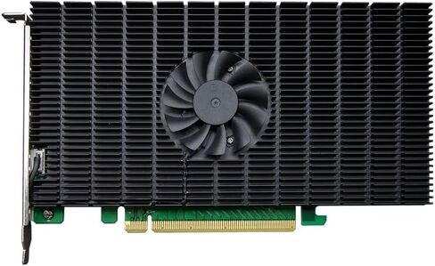 هاي بوينت تكنولوجيز روكيت 1104F- منفذ PCIe 3.0 × 16 4 منافذ M.2 NVMe (2242/2260/2280/22110) ريد اتش بي ايه لويندوز ولينكس وماك وفي ام وير لا يتطلب دعم تشعب اللوحة الام in Kuwait