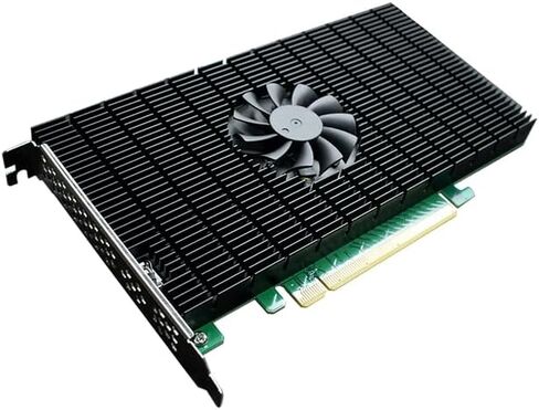 هاي بوينت تكنولوجيز روكيت 1104F- منفذ PCIe 3.0 × 16 4 منافذ M.2 NVMe (2242/2260/2280/22110) ريد اتش بي ايه لويندوز ولينكس وماك وفي ام وير لا يتطلب دعم تشعب اللوحة الام in Kuwait