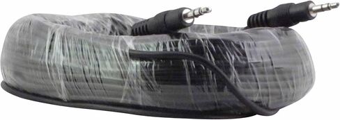 YCS basics 50 Foot 3.5mm Male to Male Stereo Audio Cable Headphone/Phone / MP3 Cable- for Your Car AUX Port, Smartphone, Tablet in Kuwait