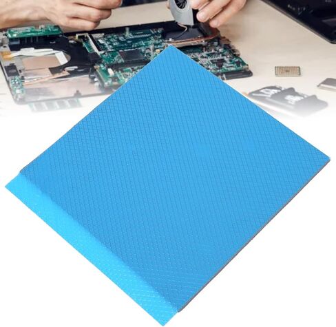 وسادة حرارية، مركب حراري لجميع المبردات، توصيل حراري عالي الكفاءة، حشو للفجوات، معالجة آمنة غير لاصقة، سهلة الاستخدام، وسادات حرارية من السيليكون المقاوم للحرارة لأجهزة الكمبيوتر المحمول (120*120*0.5 مم) in Kuwait