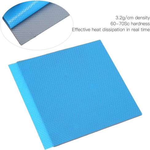 وسادة حرارية، مركب حراري لجميع المبردات، توصيل حراري عالي الكفاءة، حشو للفجوات، معالجة آمنة غير لاصقة، سهلة الاستخدام، وسادات حرارية من السيليكون المقاوم للحرارة لأجهزة الكمبيوتر المحمول (120*120*0.5 مم) in Kuwait