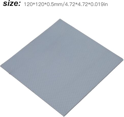 وسادة حرارية، مركب حراري لجميع المبردات، توصيل حراري عالي الكفاءة، حشو للفجوات، معالجة آمنة غير لاصقة، سهلة الاستخدام، وسادات حرارية من السيليكون المقاوم للحرارة لأجهزة الكمبيوتر المحمول (120*120*0.5 مم) in Kuwait