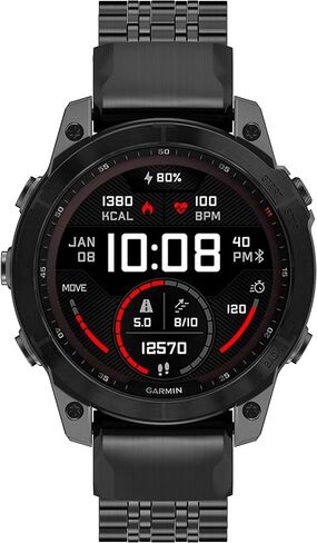 ZPJPPLX سوار ساعة معدني 22 مم لـ Garmin Fenix ​​7 Pro/7/6 Pro/6، حزام Quickfit من الفولاذ المقاوم للصدأ لـ Fenix ​​5 Plus/5/Forerunner 965/955/945/935/Descent G1/Approach S62/Quatix5 in Kuwait