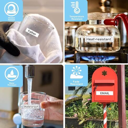 شريط ملصقات BOYEEZON for Brother P Touch TZe-231 مقاس 12 مم 0.47 أبيض in Kuwait