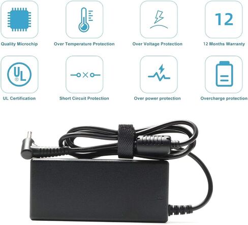 65W AC Adapter Laptop Wall Charger for Lenovo IdeaPad Flex 4 5 6 1470 1480 1570 1580 Lenovo Ideapad 110 110s 310 320 330 330s 510 520 530s 710sYOGA 710 510 Laptops Power Supply Cord in Saudi Arabia