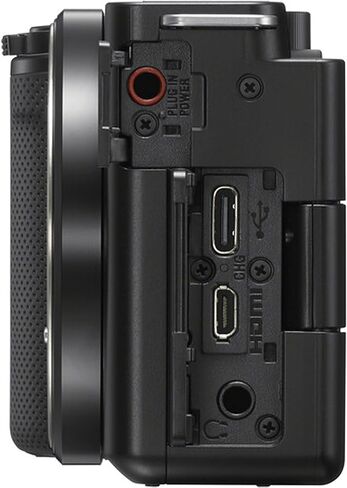 Sony ZV-E10 Mirrorless Camera with 16-50mm Lens, 128GB Extreem Speed Memory,.43 Wide Angle & 2X Lenses, Case. Tripod, Filters, Hood, Grip,Spare Battery & Charger, Editing Software Kit -Deluxe Bundle in Saudi Arabia
