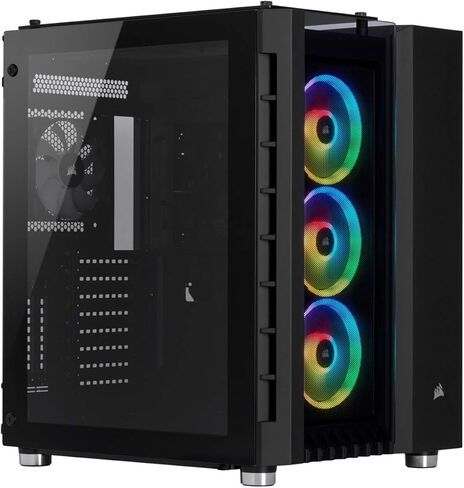 CORSAIR Crystal Series 680X RGB High Airflow Tempered Glass ATX Smart Case, White in Kuwait