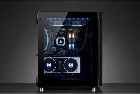 CORSAIR Crystal Series 680X RGB High Airflow Tempered Glass ATX Smart Case, White in Kuwait