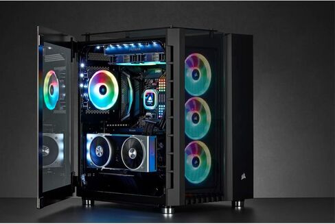 CORSAIR Crystal Series 680X RGB High Airflow Tempered Glass ATX Smart Case, White in Kuwait