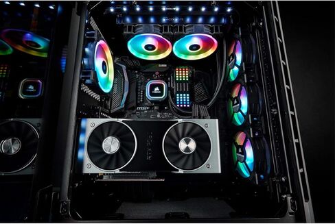 CORSAIR Crystal Series 680X RGB High Airflow Tempered Glass ATX Smart Case, White in Kuwait