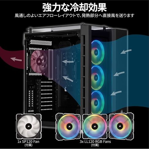 CORSAIR Crystal Series 680X RGB High Airflow Tempered Glass ATX Smart Case, White in Kuwait