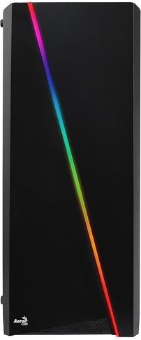 برج متوسط ​​AeroCool Cylon RGB مع نافذة جانبية من الأكريليك، أسود وذكي 430 وات 80+ طاقة مستمرة سوداء ATX 12V V2.3/EPS 12V مصدر طاقة PFC نشط PS-SPD-0430NPCWUS-W in Kuwait