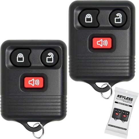 3-Button Keyless Entry Remote Key Fob Replacement, Compatible with Ford, Lincoln, Mercury, Mazda F150 F250 F350 Escape Expedition Explorer Ranger, CWTWB1U345 in Kuwait
