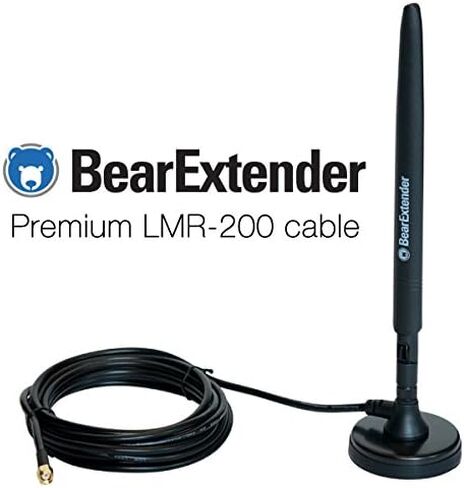 BearExtender Heavy Duty 7 dBi Wi-Fi Antenna w/RP-SMA Extension Cable & Magnet Base in Saudi Arabia
