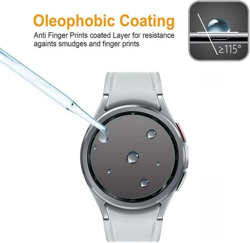 Supershieldz (3 عبوات) مصمم لساعة Samsung Galaxy Watch 6 Classic (47 ملم) واقي شاشة من الزجاج المقوى، مضاد للخدش، خالٍ من الفقاعات in Kuwait