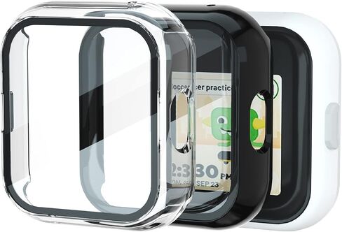 BlackPro 2 Pack SyncUP Kids Watch 1 Screen Protector (Tempered Glass & Hard PC, Black+Black, 1.4 inches) in Kuwait