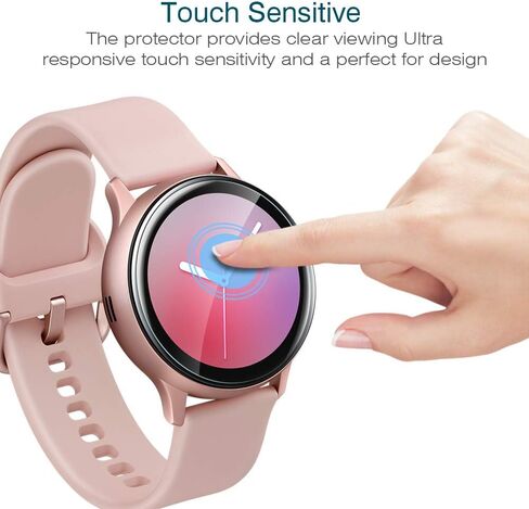 LK 6 Pack Samsung Galaxy Watch 5 40mm / Galaxy Watch 4 40mm / Galaxy Watch Active 2 40mm, [UPGRADE] Max Coverage, HD Clear Soft film, Smart Watch film for Galaxy Watch 40mm, Anti-Scratch Self-Healing in Saudi Arabia