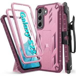 FNTCASE for Samsung Galaxy Note-20-ultra Case: with Belt-Clip Holster & Built-in Screen Protector & Kickstand, Full-Body Dual Layer Rugged Heavy Duty Shockproof Protective Cell Phone Cover 5G-Black