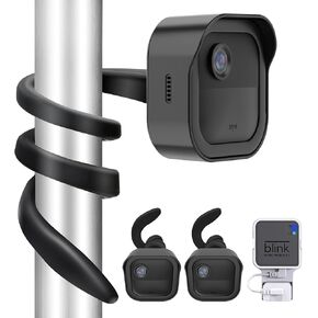حامل ملتوي مرن جديد تمامًا متوافق مع Blink Outdoor (الجيل الرابع والثالث)، غلاف واقٍ مقاوم للطقس مع وحدة تثبيت على الحائط لمزامنة Blink (أبيض) in Kuwait