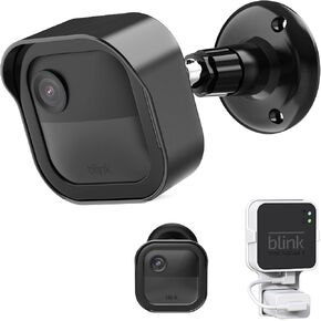 حامل كاميرا Blink Outdoor 4 (الجيل الرابع)، غطاء واقٍ مقاوم للطقس وحامل قابل للتعديل 360 درجة مع وحدة مزامنة 2 حامل لنظام كاميرا الأمان الخارجية Blink (أبيض، عبوتان)