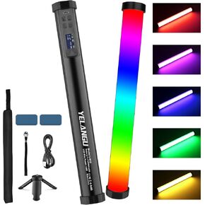 Light Wand Photography,Handheld LED Light Wand,Magnetic YELANGU LED Video Light Stick 5200mAh Rechargeable 21 RGB Effect 2500K-9900K Dimmable 1200 Lm with Aluminum Body for Light Painting YouTube Vlog in Kuwait