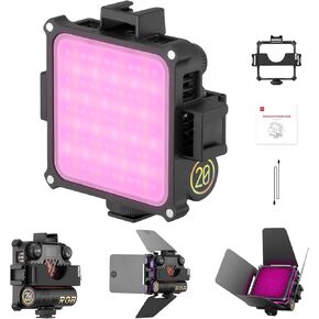ZHIYUN FIVERAY M20 Combo LED Video Light Bi - Color LED 2700K- 6500K DynaVort Cooling System Mark II with Radiant Full-Color RGB Glow in Kuwait
