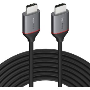 كابل IVANKY 8K HDMI 2.1 بطول 3.3FT/1M، كابل HDMI 2.1 عالي السرعة 48 جيجابت في الثانية، كابل HDMI 4K@120 هرتز 8K@60 هرتز 144 هرتز، 7680P، DTS:X، eARC، HDR، HDCP 2.2 & 2.3، لتلفزيون Fire/Roku TV/PS4 5/سلسلة اكس بوكس in Kuwait