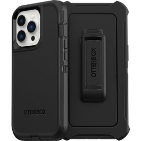 OtterBox iPhone 13 Pro Defender Series Case - AMERICAN FLAG, rugged & durable, with port protection, includes holster clip kickstand