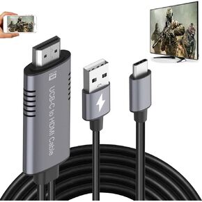 محول HDMI كابل USB من النوع C MHL 4K HD فيديو رقمي محول سلك مرآة شحن لجهاز iMac MacBook Samsung Laptop Galaxy S21 S20 S10 S9 S8 Note 20 10 LG G8 G5 هاتف Android لمراقبة تلفزيون جهاز العرض in Kuwait