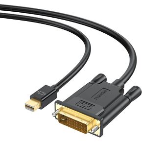 كابل FEMORO Mini DisplayPort إلى DVI بطول 3 أقدام، ومنفذ عرض DP صغير إلى محول سلك DVI ذكر إلى ذكر (متوافق مع Thunderbolt وThunderbolt 2 Port) أسود in Saudi Arabia