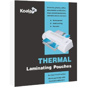 Koala Hot Thermal Laminating Pouches 3 mil 11.5x17.5 Inches Laminating Sheets for Seal 11x17 Inches Photos and Documents 55 Sheets for Extra Protection in Saudi Arabia